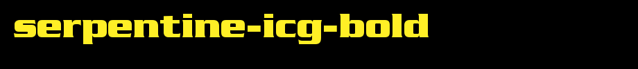 Serpentine-ICG-Bold.ttf is a good English font download
(Art font online converter effect display)