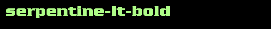 Serpentine-LT-Bold.ttf is a good English font download
(Art font online converter effect display)