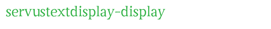 ServusTextDisplay-Display.otf is a good English font download
(Art font online converter effect display)