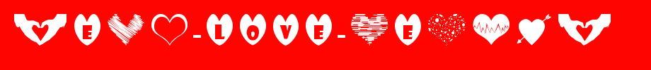 Sex-love-hearts. TTF is a good English font download
(Art font online converter effect display)