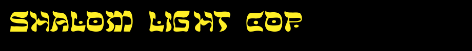 Shalom-Light-copy-3-.ttf is a good English font download