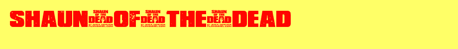 Shaun-of-the-Dead.ttf is a good English font download