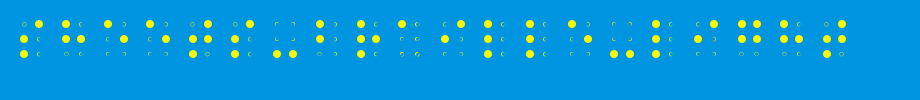 Sheets-Braille-Light.ttf是一款不错的英文字体下载(字体效果展示)