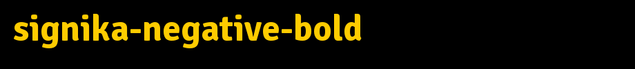 Signika-Negative-Bold.ttf is a good English font download
(Art font online converter effect display)