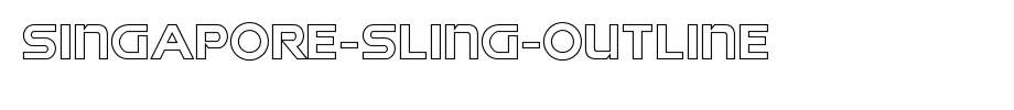 Singapore-Sling-Outline.ttf是一款不错的英文字体下载(字体效果展示)
