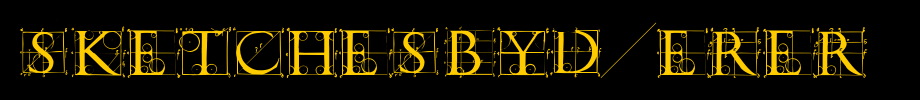 SketchesByDuerer.ttf是一款不错的英文字体下载