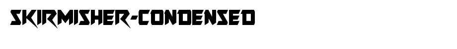 Skirmisher-Condensed.ttf是一款不错的英文字体下载(字体效果展示)