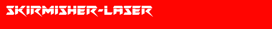 Skirmisher-Laser.ttf是一款不错的英文字体下载