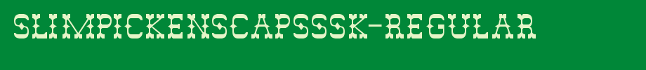 Slimpickenspapssk-regular. TTF is a good English font download