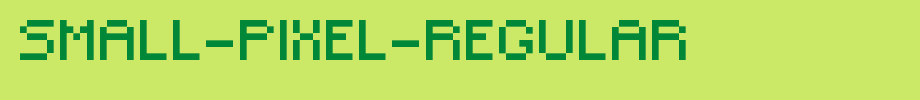 Small-Pixel-Regular.ttf is a good English font download
(Art font online converter effect display)