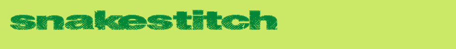 SnakeStitch.ttf is a good English font download