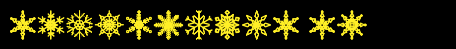 Snowflakes-St.ttf是一款不错的英文字体下载(字体效果展示)