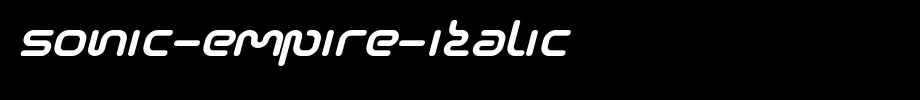 Sonic-Empire-Italic.ttf是一款不错的英文字体下载(字体效果展示)