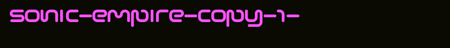 Sonic-Empire-copy-1-.ttf is a good English font download