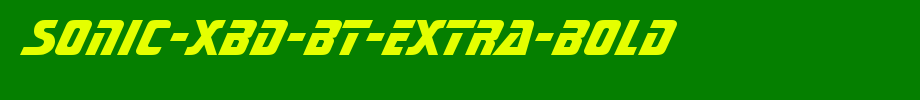 Sonic-XBd-BT-Extra-Bold.ttf is a good English font download
(Art font online converter effect display)