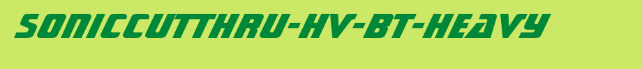 SonicCutThru-Hv-BT-Heavy.ttf is a good English font download
(Art font online converter effect display)