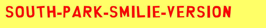 South-Park-Smilie-version.ttf是一款不错的英文字体下载