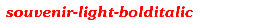 Souvenir-Light-BoldItalic.ttf is a good English font download
(Art font online converter effect display)