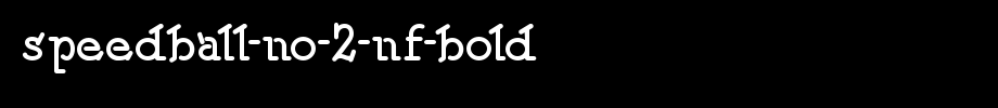 Speedball-No-2-NF-Bold.ttf is a good English font download
(Art font online converter effect display)