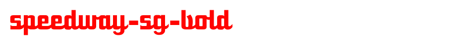 Speedway-SG-Bold.ttf is a good English font download
(Art font online converter effect display)