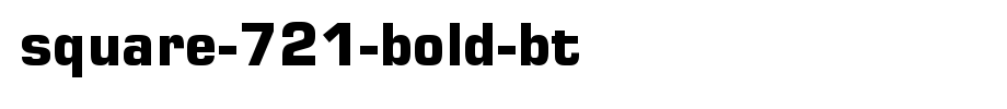 Square-721-Bold-BT.ttf is a good English font download
(Art font online converter effect display)