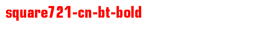Square721-Cn-BT-Bold.ttf is a good English font download
(Art font online converter effect display)