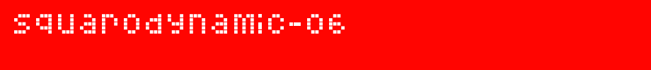 Squarodynamic-06_英文字体字体效果展示