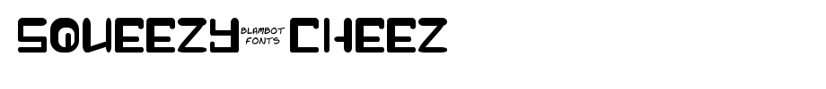 Squeezy-Cheez.ttf是一款不错的英文字体下载