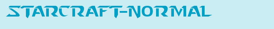 Starcraft-Normal_ English font
(Art font online converter effect display)