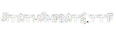 StatusUpd Ate.ttf is a good English font download
(Art font online converter effect display)