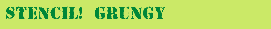 Stencil-grungy.ttf is a good English font download
(Art font online converter effect display)