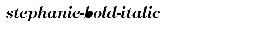 Stephanie-Bold-Italic.ttf is a good English font download