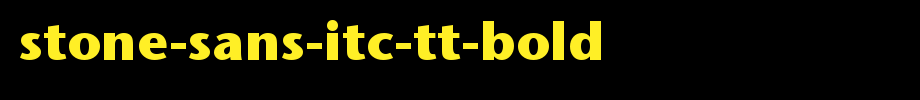 Stone-Sans-ITC-TT-Bold.ttf is a good English font download
(Art font online converter effect display)