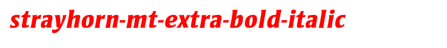 Strayhorn-mt-extra-bold-italic.ttf is a good English font download
(Art font online converter effect display)