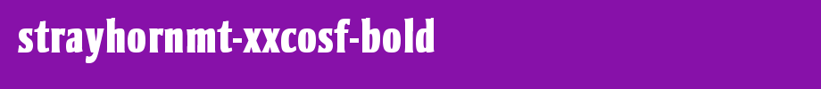 StrayhornMT-XXCOsF-Bold.ttf is a good English font download
(Art font online converter effect display)