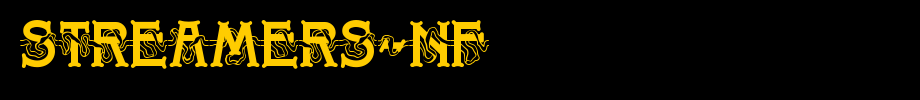Streamers-NF.ttf is a good English font download
(Art font online converter effect display)