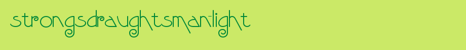 StrongsDraughtsman-Light.ttf是一款不错的英文字体下载的文字样式