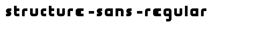 Structure-Sans-Regular.ttf是一款不错的英文字体下载