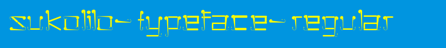 Sukolilo-Typeface-Regular.ttf是一款不错的英文字体下载