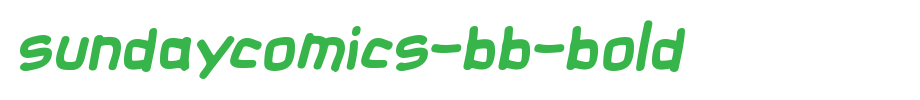SundayComics-BB-Bold.ttf is a good English font download