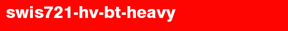 Swis721-Hv-BT-Heavy.ttf is a good English font download