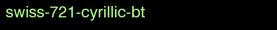 Swiss-721-Cyrillic-BT.ttf is a good English font download