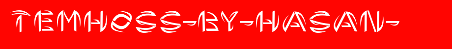 TEMHOSS-By-HAsAN-.ttf类型，T字母英文(字体效果展示)