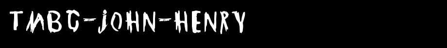 TMBG-John-Henry.ttf type, T letter English
(Art font online converter effect display)