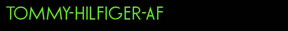 TOMMY-HILFIGER-AF.ttf type, T letter English
(Art font online converter effect display)