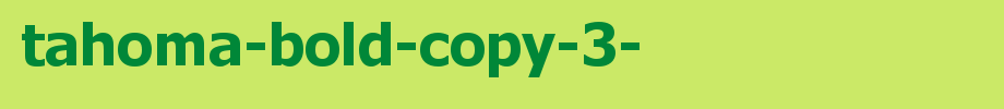 Tahoma-Bold-copy-3-.ttf类型，T字母英文(字体效果展示)
