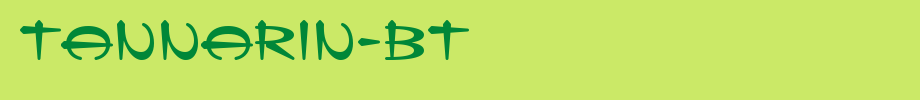 Tannarin-BT.ttf type, T letter English
(Art font online converter effect display)