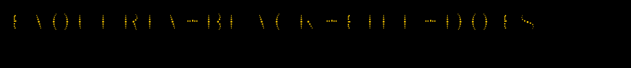 Taqueria-Black-Fill-Dots.ttf type, T letter English
(Art font online converter effect display)