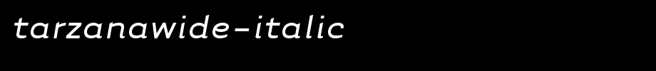 TarzanaWide-Italic.ttf类型，T字母英文