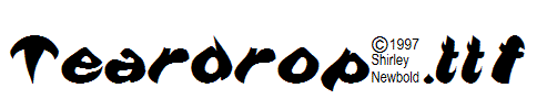 Teardrop ! . ttf type, t letter English
(Art font online converter effect display)